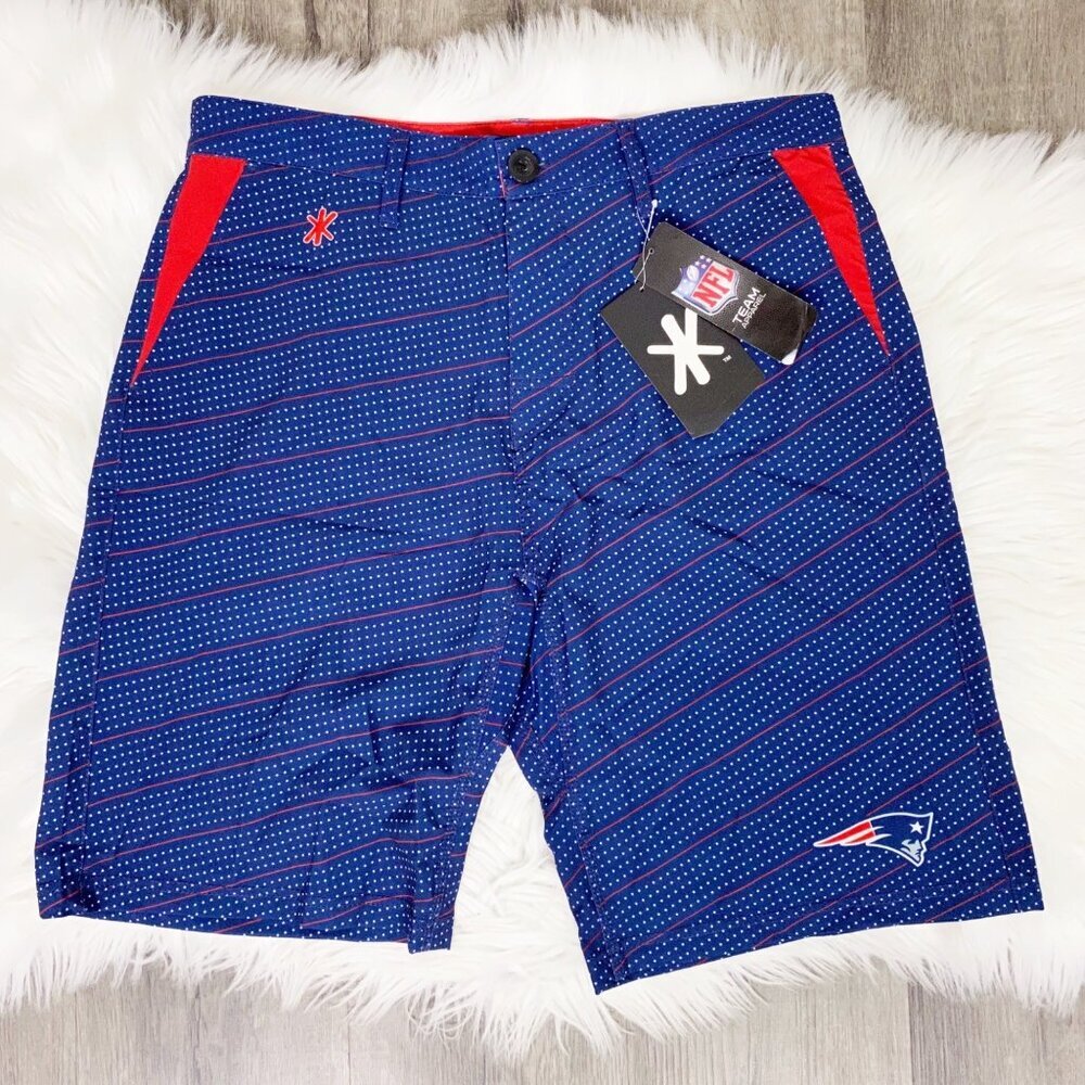 NFL New England Patriots Mens 32 Navy Dot Walking